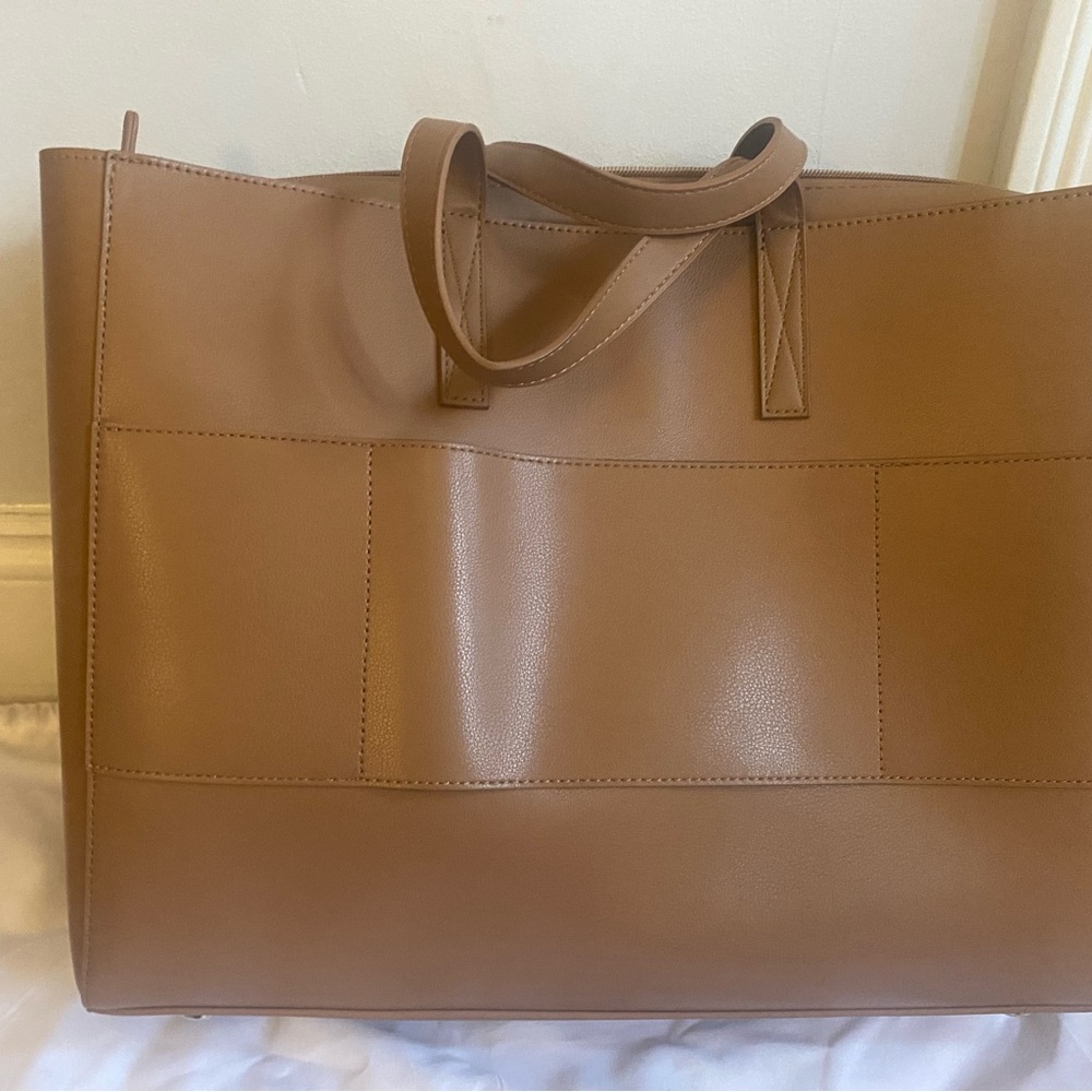 Calpak Haven Laptop Bag (Toffee) - Picture 2 of 15